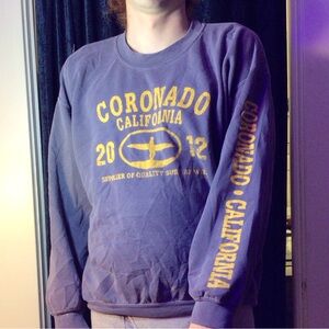 Denim blue sweatshirt